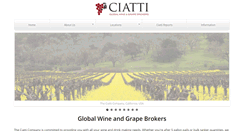 Desktop Screenshot of ciatti.com