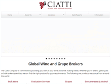 Tablet Screenshot of ciatti.com